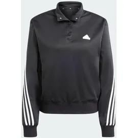 adidas Iconic Wrapping 3-Streifen Sweatjacke Herren Schwarz/Weiß L