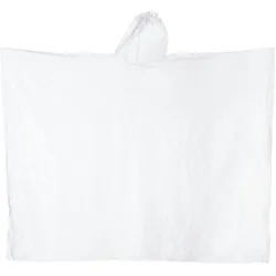 Relaxdays Regenponcho Einweg 20er Set, Einmal Regencape mit Kapuze, Erwachsene, Notfallponcho Damen, Herren, transparent