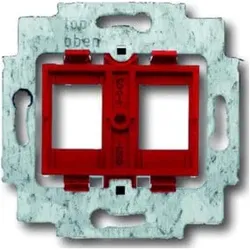 Busch-Jaeger Tragring f.Modular-Jack roter Sockel 1812