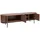 miliboo SKYE TV-Schrank 180 cm Dunkles Walnuss/Schwarz Holz/Metall