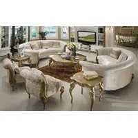 JVmoebel Wohnlandschaft Klassisches Rundsofa in eleganter Wohnlandschaft Polsterecke, Made in Europa weiß