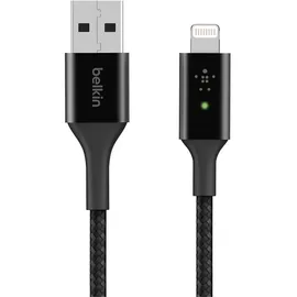 Belkin USB-A auf Lightning 1,2 m Schwarz