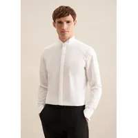 Seidensticker Herren, Smokinghemd weiß Kent Slim fit, weiß, NOS