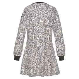 LASCANA Sweatkleid Schwarz/Weiß 36/38