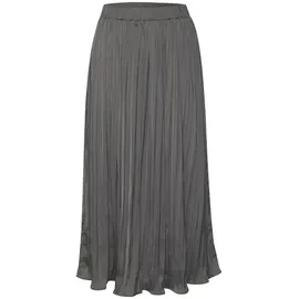 LASCANA Maxirock Damen Plisseefalten Grau 42