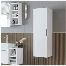 roomartstore.de Lycia 50 Hochschrank 35 x 50 x 35 cm Weiß Holz