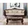 xl moebel gmbh Dreisitzer Sofa 3 Sitz Klassische Möbel Sofas Stoff Stil Barock Rokoko Luxus Neu - Beige
