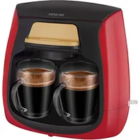 Lumme SENCOR Kaffeemaschine, 0,3 l, Fassungsvermögen: 500 W, Rot