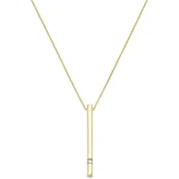 Luigi Merano Kette Stäbchen mit Brillant, Gelbgold 585 45 cm Damen