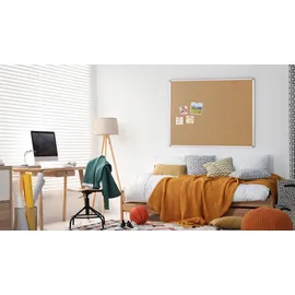 ALLboards Pinnwand 100 x 80 cm Braun
