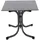 Siena Garden Klapptisch Sola Rechteckig Anthrazit 80 cm x 120 cm