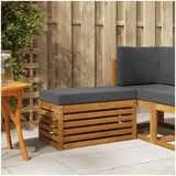 vidaXL Outdoor Hocker 90 x 40 x 45 cm Natur