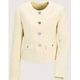 Madeleine Eleganter Tweed-Kurzblazer mit Metallknöpfen in wollweiß | Gr.: 42