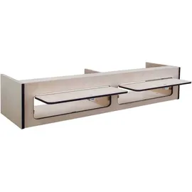 MonsterShop Hängeschrank Wohnwagen 120 x 25 x 25 cm Schwarz