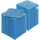 Vevor Ineinandergreifende Fliesen Blau 30 x 30 cm 55 St.