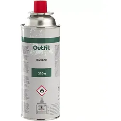Outfit Gaskartusche 220 g Butan Propan Mix mit Gas Block System