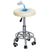 Bestenrose Hockerbezug Rund 2 Stück wasserdichte Bezug für Barhocker Stuhlhussen PU Sitzkissen Bürostuhl Hocker Bezug Sitzkissenbezug für Esszimmerstühle Runder Hocker