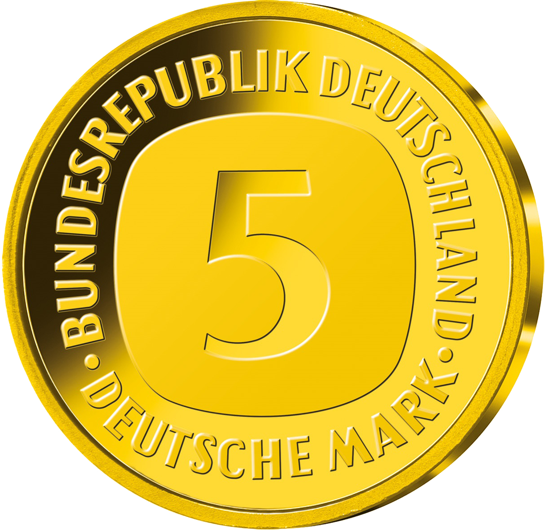Meisterhaft filigran - Detailgetreue Würdigung des letzten Kursmünzensatzes der D-Mark!