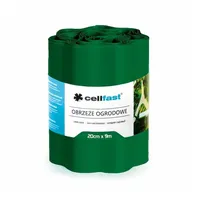 Cellfast Gartenrand Rasenkante 20 cm x 9 m Grün