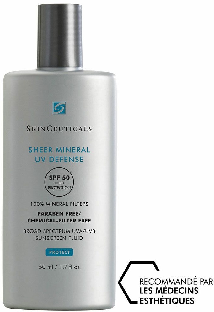 Skinceuticals SHEER MINERAL UV DEFENSE SPF 50 Protection solaire visage minérale SPF 50 50ml 50 ml fond(s) de teint