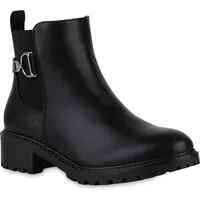 VAN HILL Klassische Stiefeletten in Schwarz