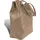 toscanto Shopper Leder taupe-dunkelbeige