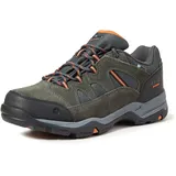 Hi Tec Hi-Tec Bandera II Low WP Niedrige Wanderstiefel, Grau Anthrazit Graphit Burnt Orange 51, 43