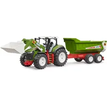 Bruder ROADMAX Traktor mit Frontlader und Kippanhänger Fertigmodell Landwirtschafts Modell