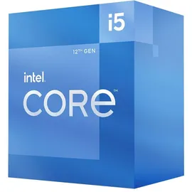 Intel Core i5-12400 LGA1700 Cache Box CPU (LGA 1700, 2.50 GHz, 6 -Core), Prozessor