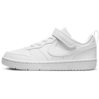 Nike Court Borough Low Recraft (PS) Sneaker, White/White-White, 34