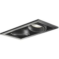 Light-Point - Ghost Deckeneinbaustrahler LED, schwarz 2-flammig