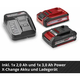 Einhell TP-CD 18/70 ohne Akku + 2 x 3,0 Ah