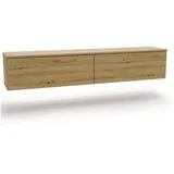 Kobi Nicole TV-Lowboard 30x160x32 cm Braun/PVC