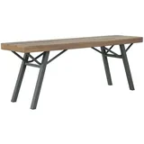 vidaXL Gartenbank 122 x 35 x 45 cm Braun