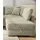 luma-home Eckcouch Cord 2-Sitzer Beige