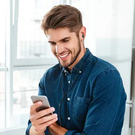 Joyroom In-Ear USB Typ-C Ohrhrer mit Fernbedienung USB-C Anschluss Kopfhrer Silber