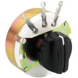MONACOR AT-62H, Rotary volume control, Schwarz, 8 Ohm, 100 W