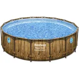 BESTWAY Power Steel Swim Vista Series Frame Pool rund