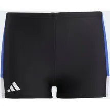 Adidas Colorblock 1-Inch Kids Boxer-Badehose Black / Semi Lucid Blue / Violet Tone 164