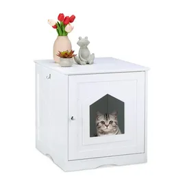 Relaxdays Katzenschrank 0 x 0 x 0 cm Weiß