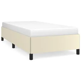vidaXL Bettgestell 90 x 200 cm Creme