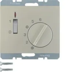 Berker 20307104 RTR Ö m Z-St Wip-Sch u Ln K5 E-Stahl