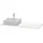 Duravit Konsole XSquare 140x55x1,6cm, m 1 AS, AS l, No we s-matt