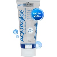 JOYDIVISION Original AQUAglide 200 ml Gleitgel Natural, Kristallklares & Veganes Gleitmittel, pH-optimiert und latex- Kondom -kompatibel