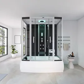 Home Deluxe Diamond Dampfdusche 90 x 170 cm