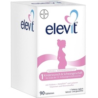 BAYER Elevit 1 Kinderwunsch & Schwangerschaft Tabletten 90 St.