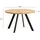 FineBuy Ø 120 cm braun