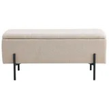 House Nordic Truhenbank Watford Beige 95 x 37 x 43 cm