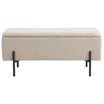 House Nordic Truhenbank Watford Beige 95 x 37 x 43 cm