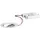 Brumberg Einbaustrahler 1er rund transparent Aluminium Glas Kunststoff Metall 6W 3000K